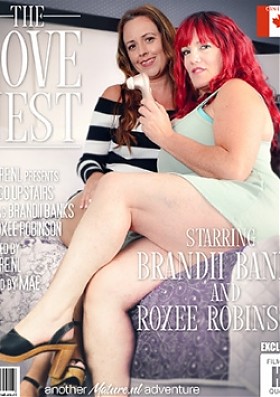 Лесби игры озорных канадских мамаш: Brandii Banks (42 года), Roxee Robinson (45 лет)